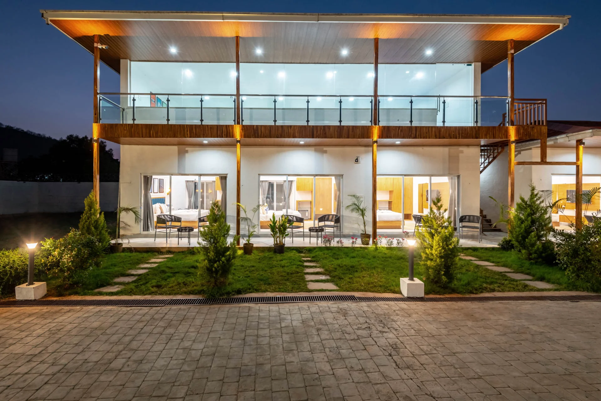 Luxury 1 BHK Villa with Lawn - VODMH96-Karjat-banner