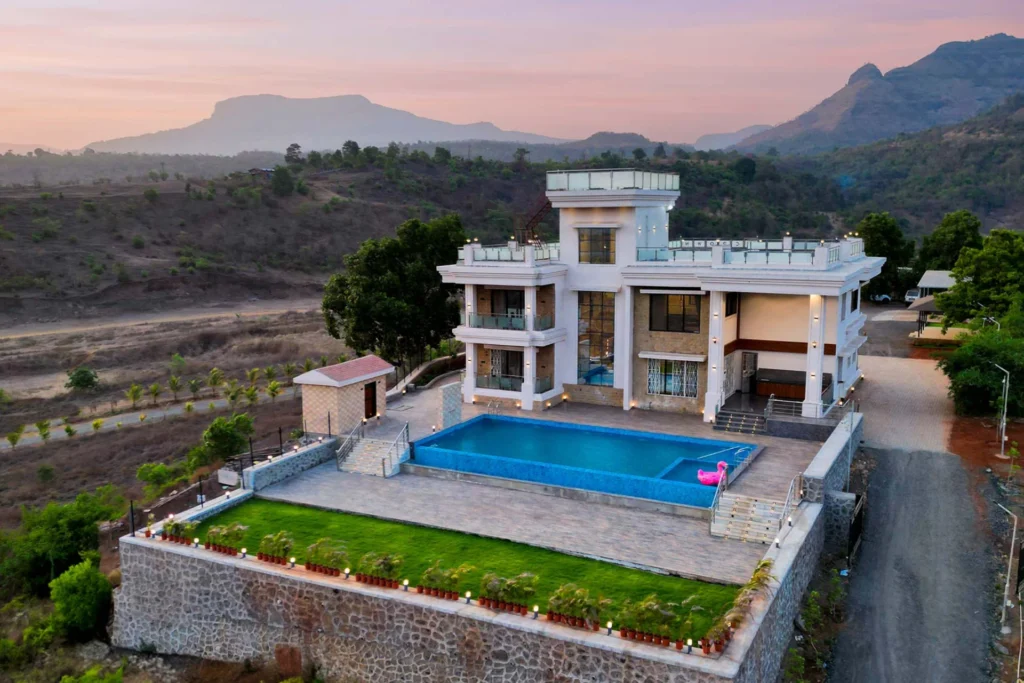 VODMH117 – Luxury 5 BHK Private Pool Villa In Karjat