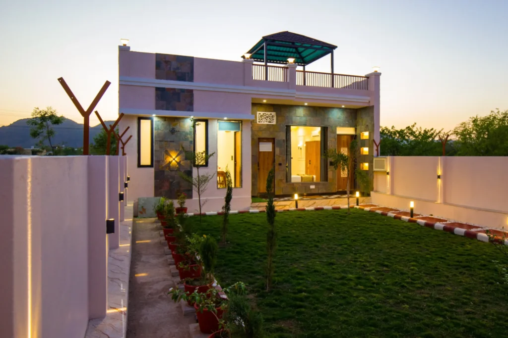 VODRJ116 – Luxury 2 BHK Villa With Terrace In Udaipur