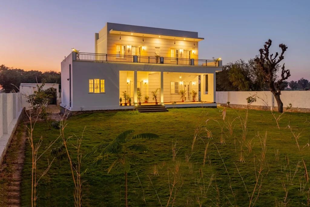 VODRJ197 – 3 BHK Lawn Villa In Jaipur