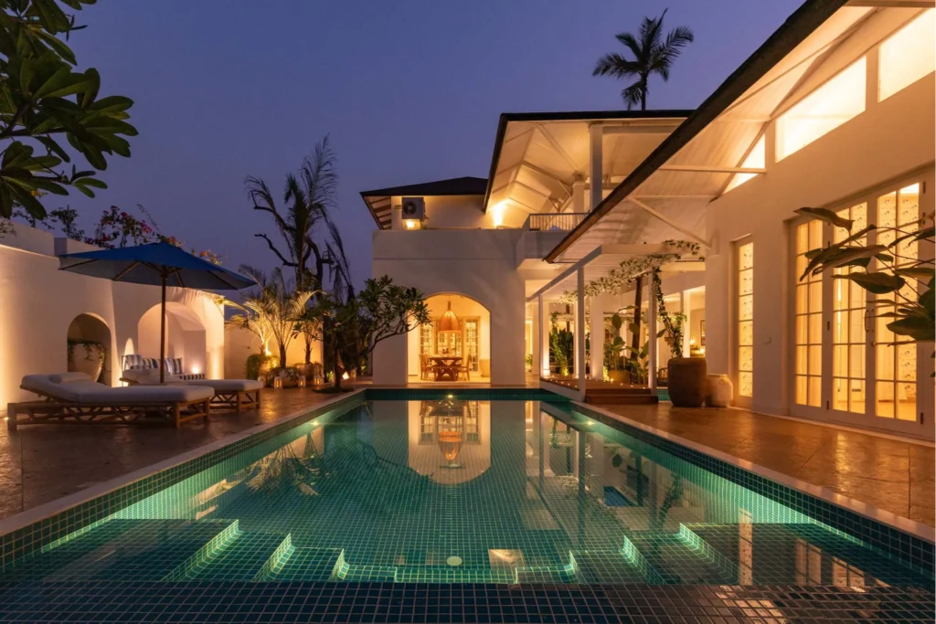 VODGA109 – 5 Bedroom Villa With Jacuzzi In North Goa